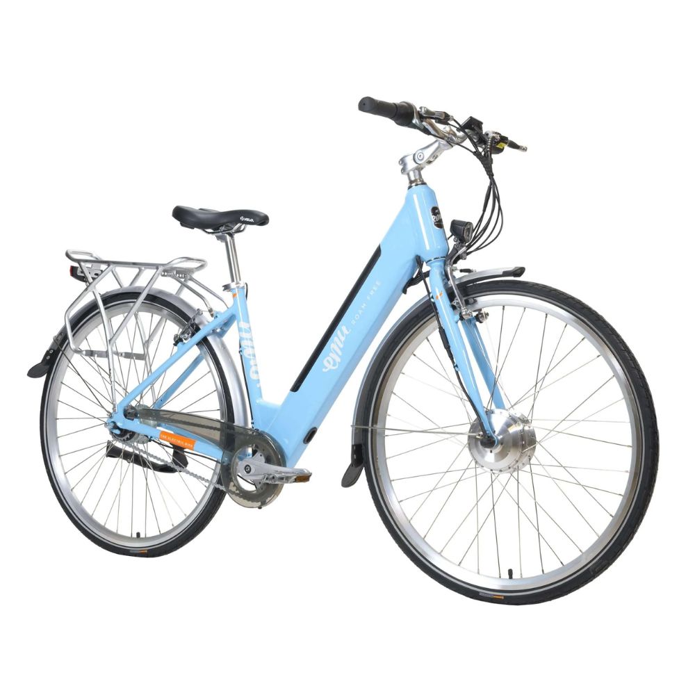 Emu Classic Step Through Electric Bike - 10.4Ah / 374Wh, Emu Blue