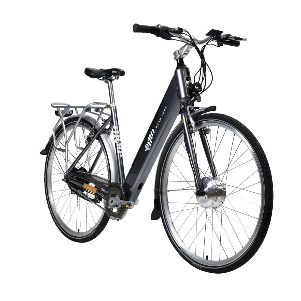 Emu Classic Step Through Electric Bike - 10.4Ah / 374Wh, Grey EMUCLASSTMK3GRY10.4