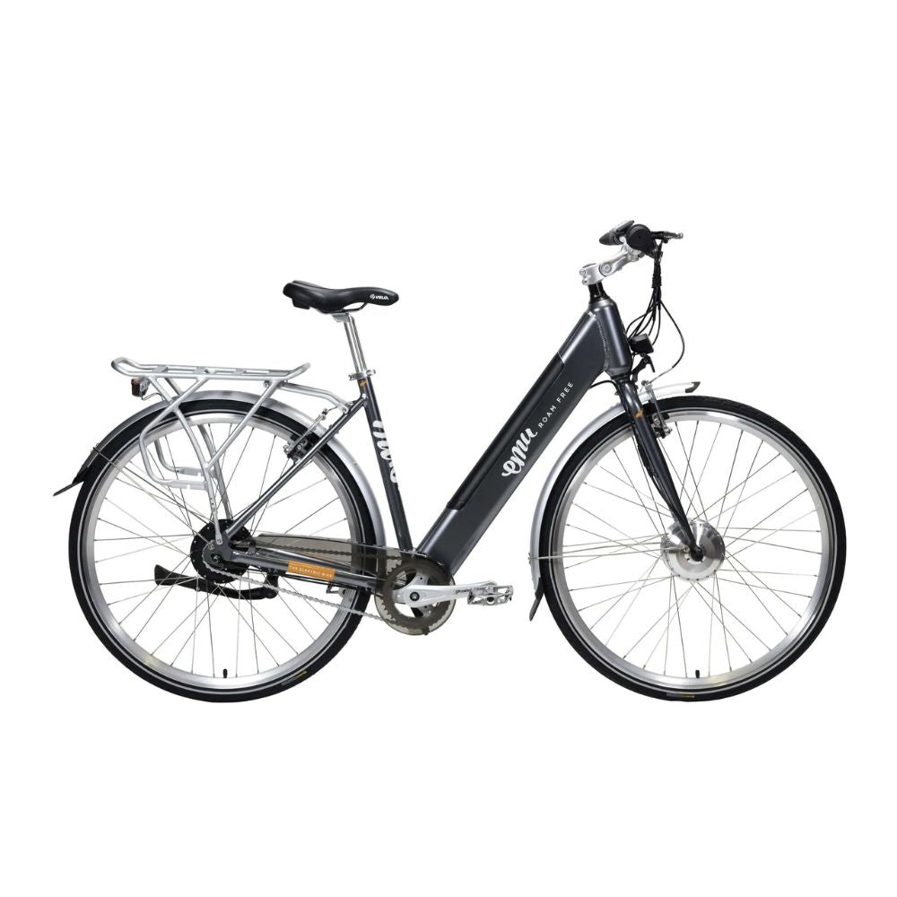 Emu Classic Step Through Electric Bike - 10.4Ah / 374Wh, Grey EMUCLASSTMK3GRY10.4