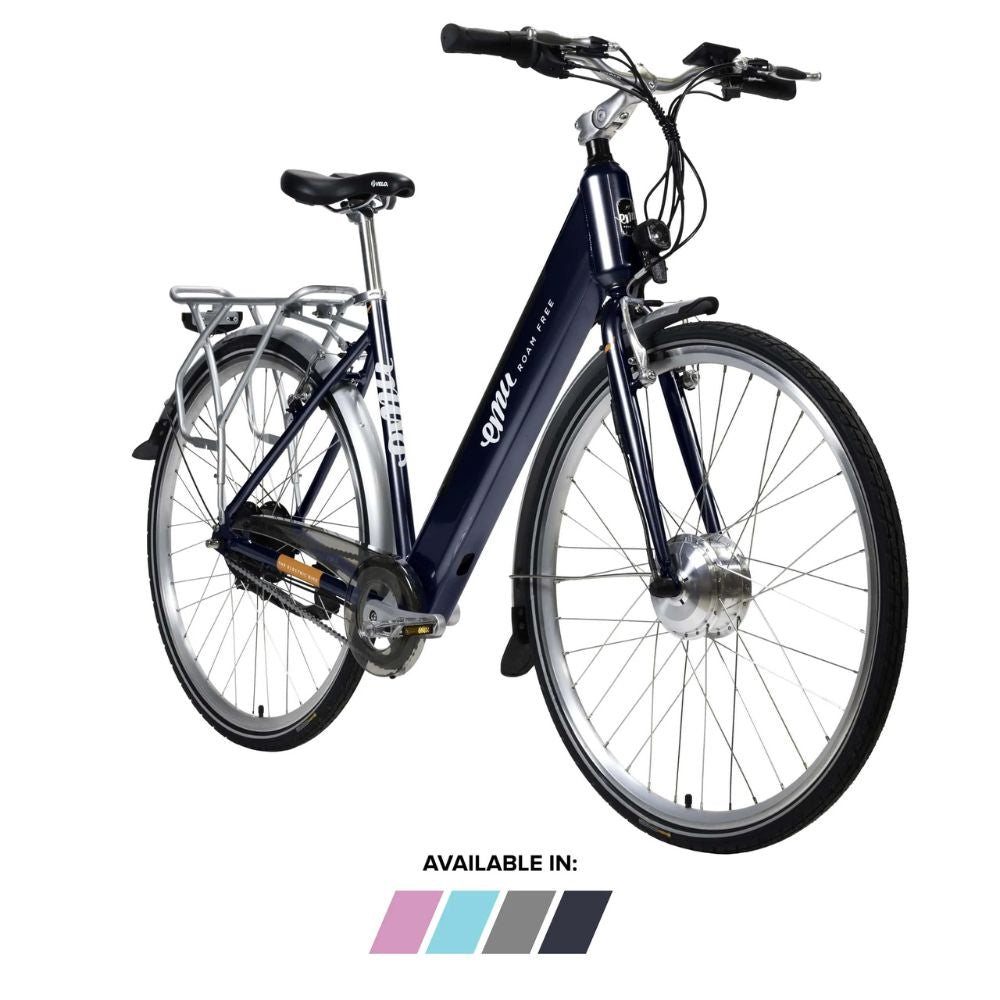 Emu Classic Step Through Electric Bike - 10.4Ah / 374Wh, Navy Blue EMUCLASSTMK3NAV10.4