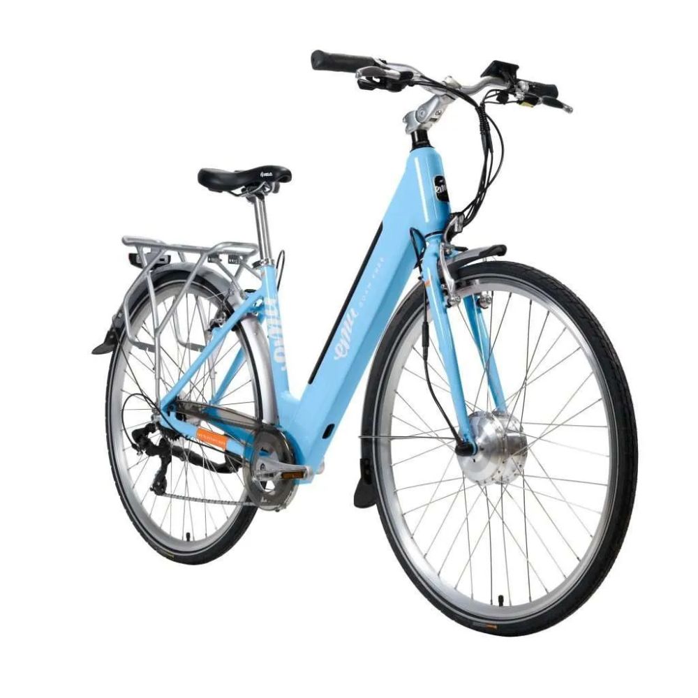 Emu Roam Step Through Electric Bike - 10.4Ah / 374Wh, Emu Blue EMUROAMSTMK2BLUE10.4