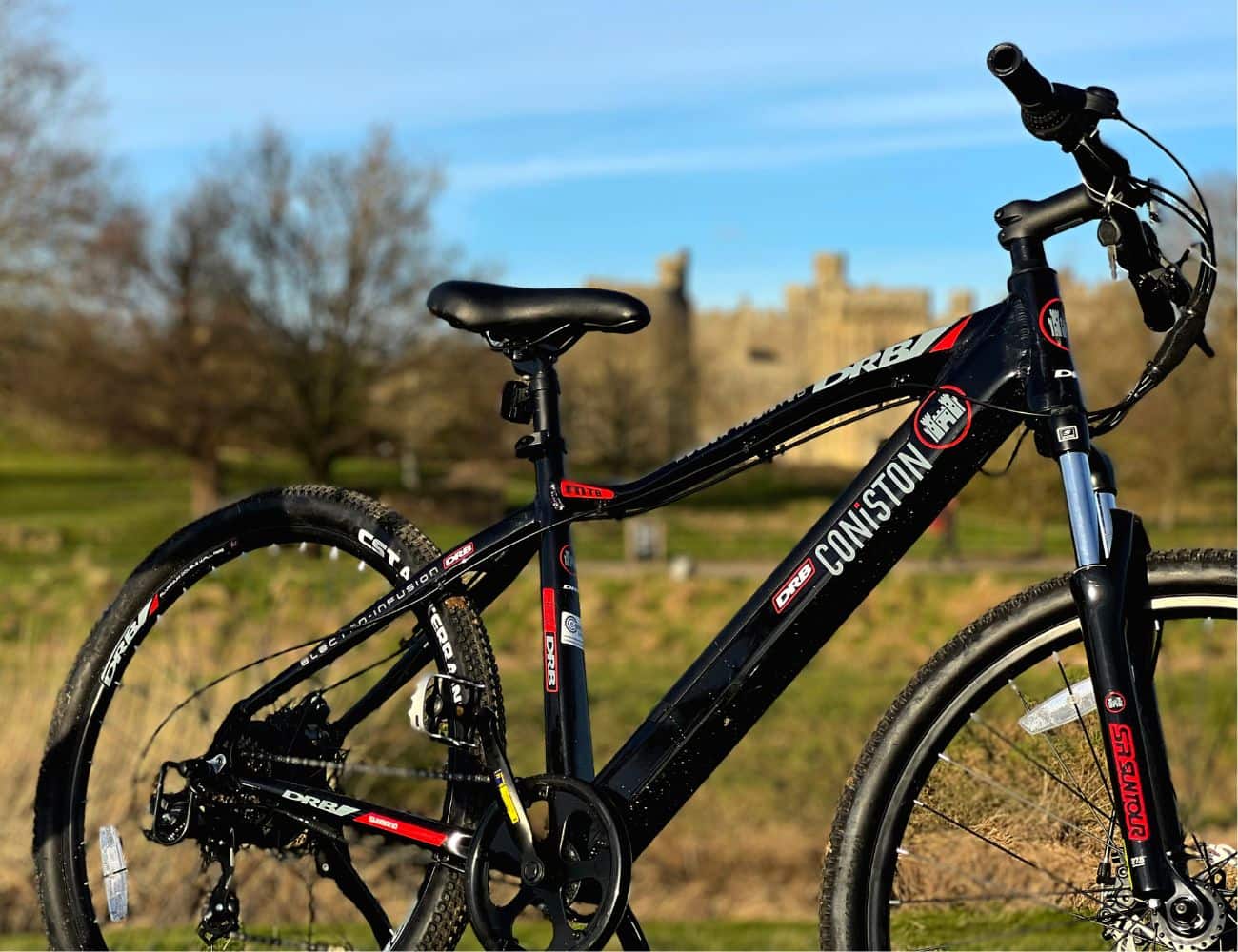 Dallingridge Coniston 14Ah Hardtail eMTB Black/ Red EB275FCN-V2