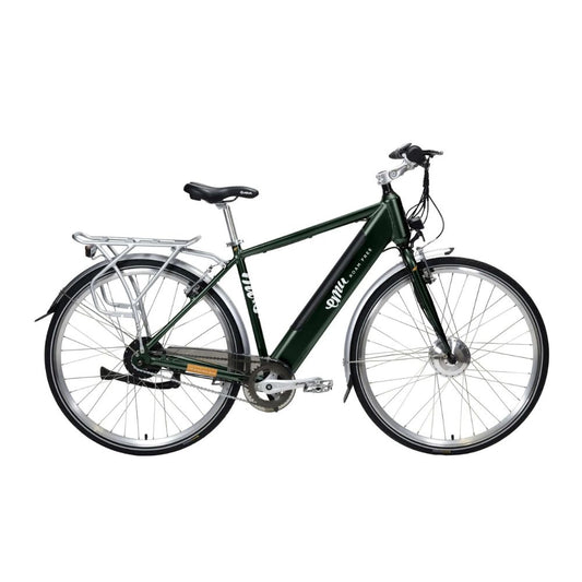 Emu Classic Crossbar Electric Bike - 10.4Ah / 374Wh, Racing Green